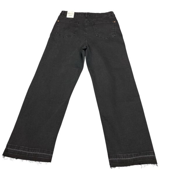 INC Core Denim Straight Women's High Rise Mom Jeans Black 12/31 MSRP: $69 - Picture 7 of 16